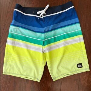 Quiksilver Multicolor Striped Swim Shorts